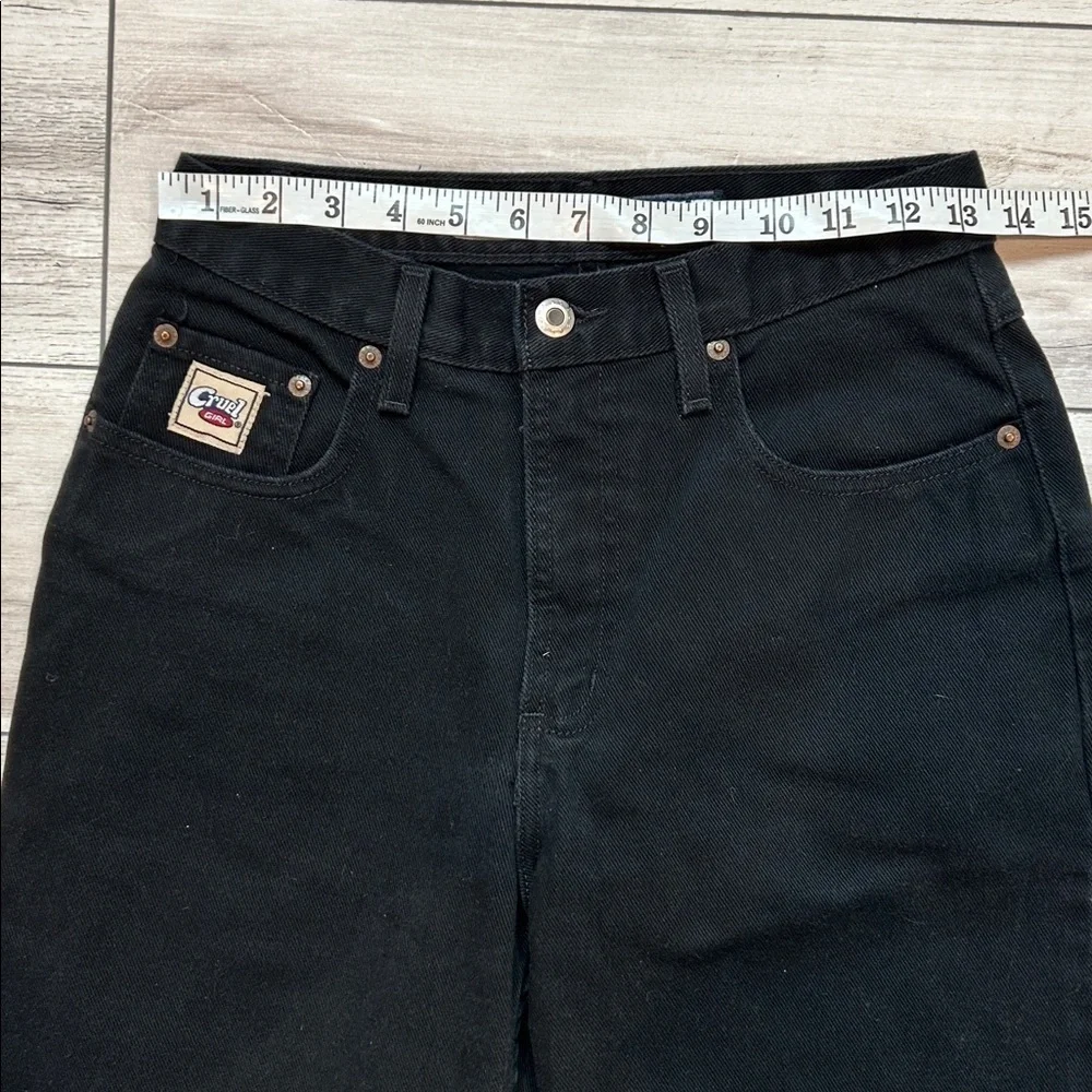 Cruel Girl relaxed black cowgirl western jeans size 9 X-Long extra tall